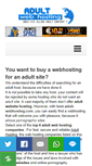 Mobile Screenshot of best-adult-webhosting.com